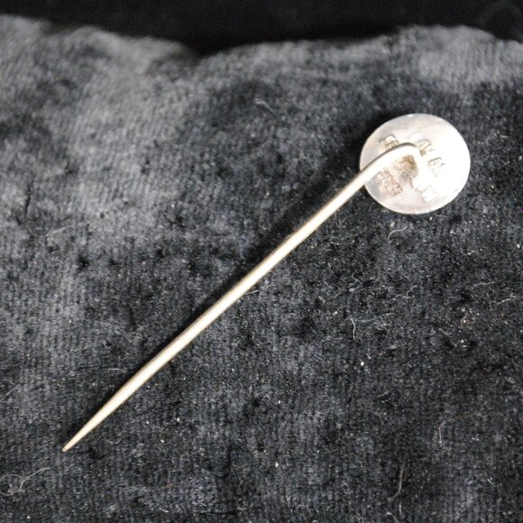 Vintage "I Am an Episcopalian" Episcopal Shield Hayward Sterling Stick Pin - Picture 3 of 9